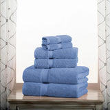 Madison Egyptian Cotton Pile Plush Heavyweight 6 Piece Towel Set