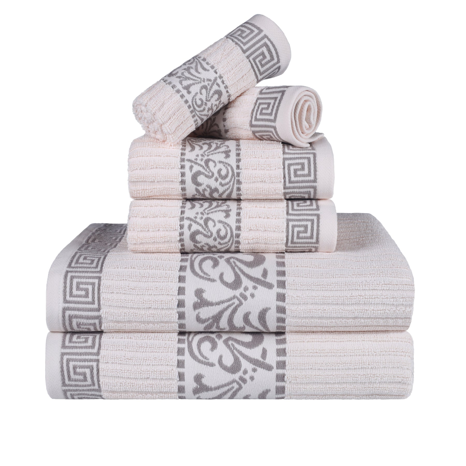 Superior 6-Piece Athens Cotton Towel Set, 6 PC Set