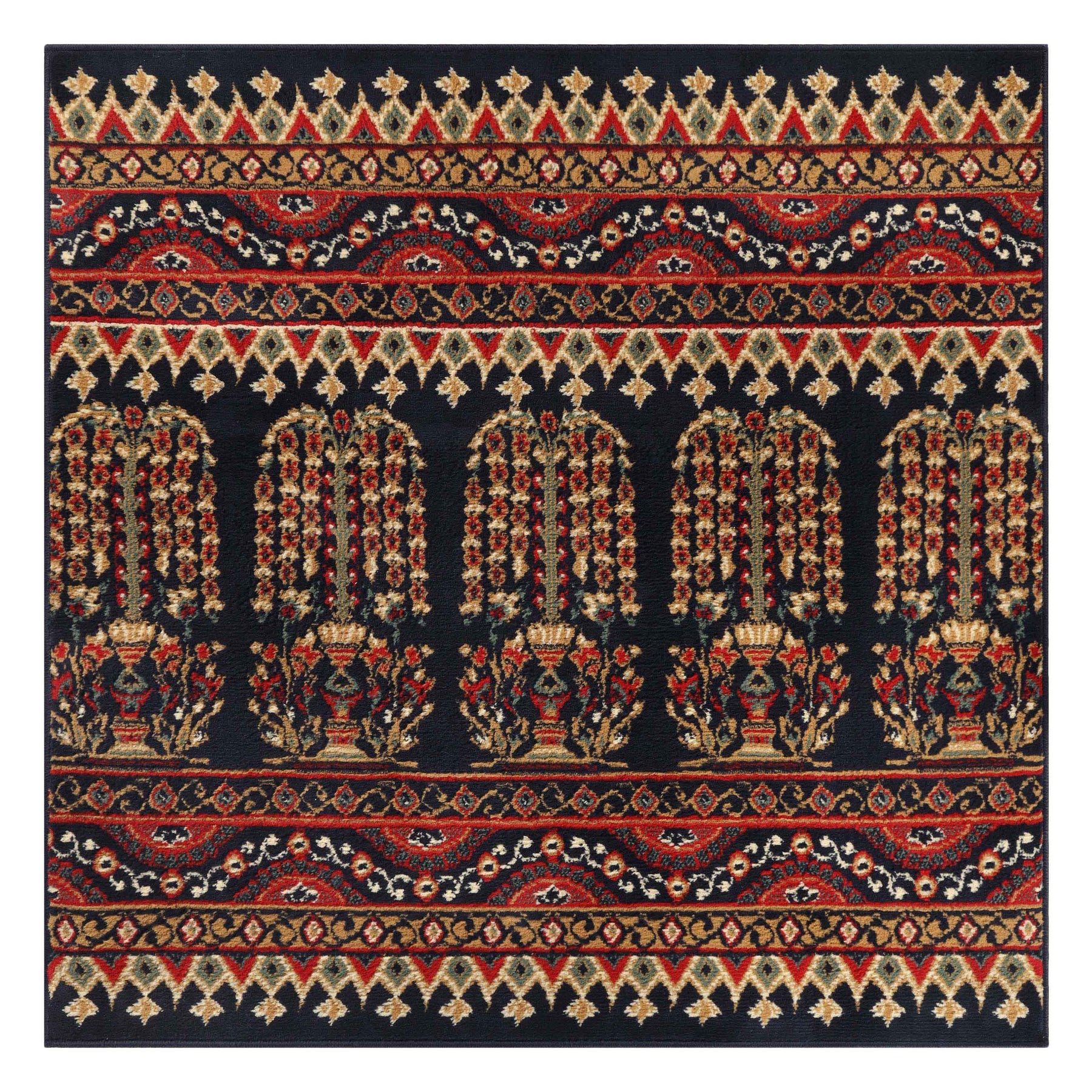 Adena Bohemian Floral Geometric Area Rug or Runner Rug - Rugs by Superior - Superior 