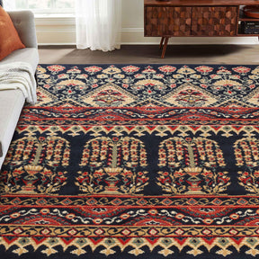 Adena Bohemian Floral Geometric Area Rug or Runner Rug - Rugs by Superior - Superior 