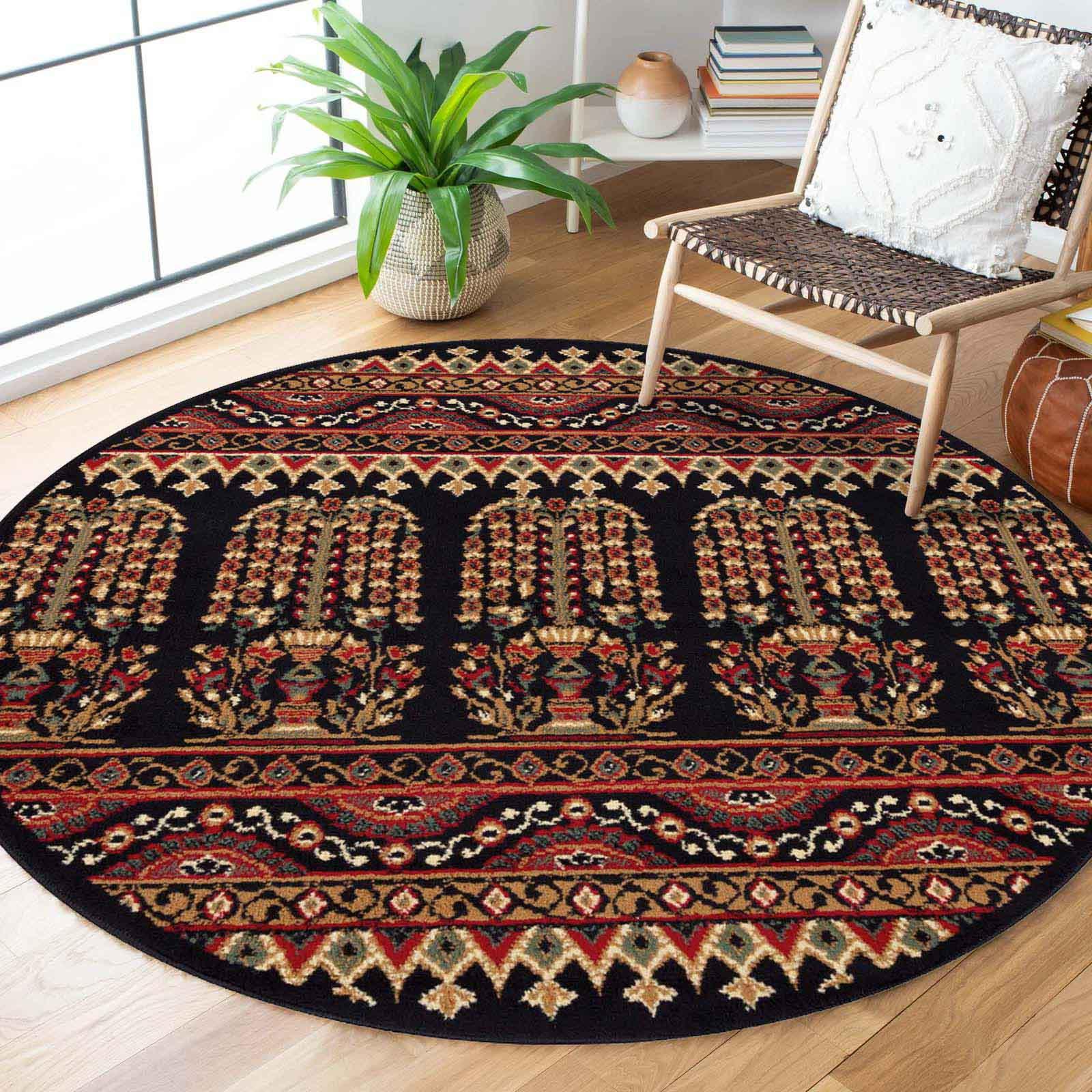 Adena Bohemian Floral Geometric Area Rug or Runner Rug - Rugs by Superior - Superior 