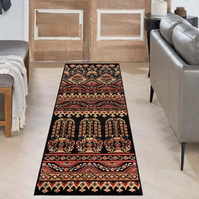 Adena Bohemian Floral Geometric Area Rug or Runner Rug - Rugs by Superior - Superior 