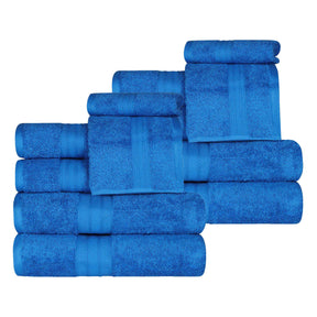 Atlas Cotton Plush Absorbent Heavyweight 12 Piece Assorted Towel Set