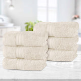 Atlas Cotton Plush Absorbent Heavyweight Luxury Hand Towel Set of 6 - Hand Towel Set by Superior