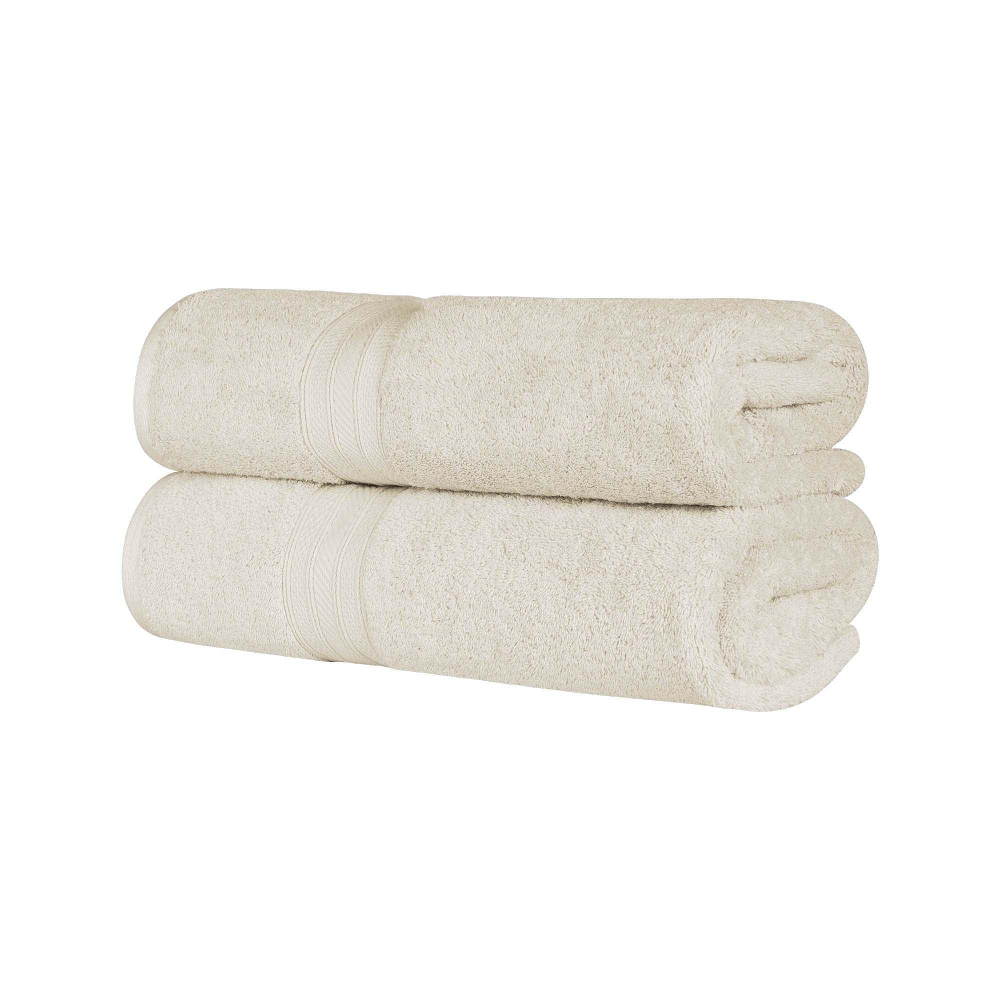 Atlas Cotton Heavyweight Absorbent Plush 2 Piece Bath Sheet Set - Bath Sheets by Superior