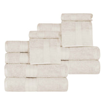 Atlas Cotton Plush Absorbent Heavyweight 12 Piece Assorted Towel Set