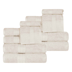 Atlas Cotton Plush Absorbent Heavyweight 12 Piece Assorted Towel Set