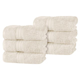 Atlas Cotton Plush Absorbent Heavyweight Luxury Hand Towel Set of 6 - Hand Towel Set by Superior