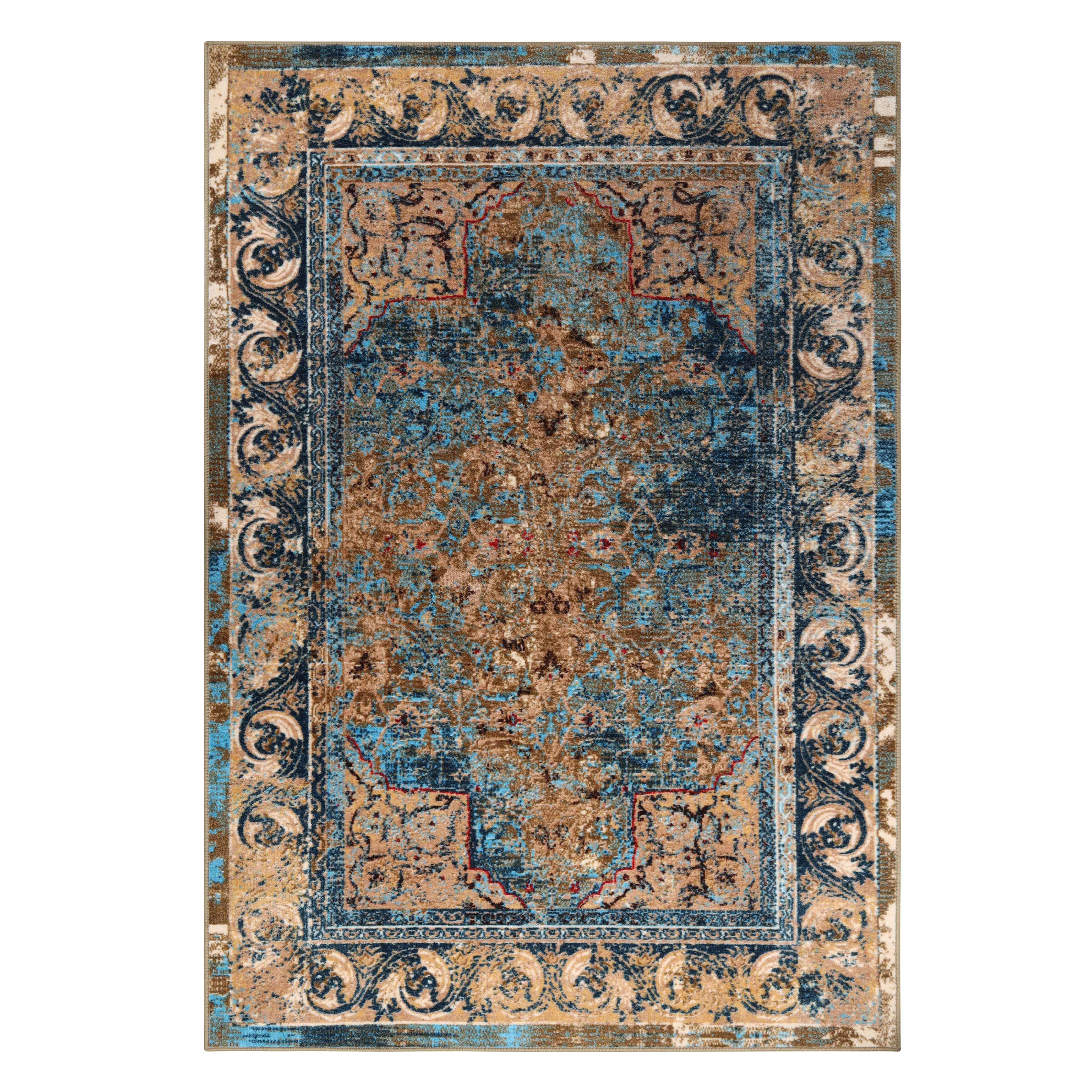 Angeles Overdyed Non-Slip Indoor Large Area Rugs or Runner Rug - Rugs by Superior