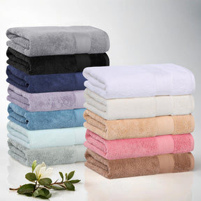 Turkish Cotton Highly Absorbent Solid 12 Piece Ultra Plush Towel Set - Towel Set by Superior - Superior 