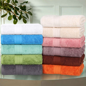 Cotton Heavyweight Absorbent Plush 2 Piece Bath Sheet Set