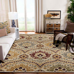 Augusta Vintage Floral Damask Indoor Area Rug or Runner - by Superior