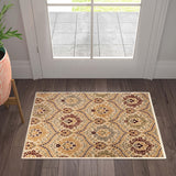 Augusta Vintage Floral Damask Indoor Area Rug or Runner - by Superior