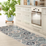 Augusta Vintage Floral Damask Indoor Area Rug or Runner - by Superior