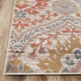 Augusta Vintage Floral Damask Indoor Area Rug or Runner - by Superior