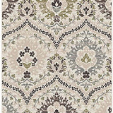 Augusta Vintage Floral Damask Indoor Area Rug or Runner - by Superior