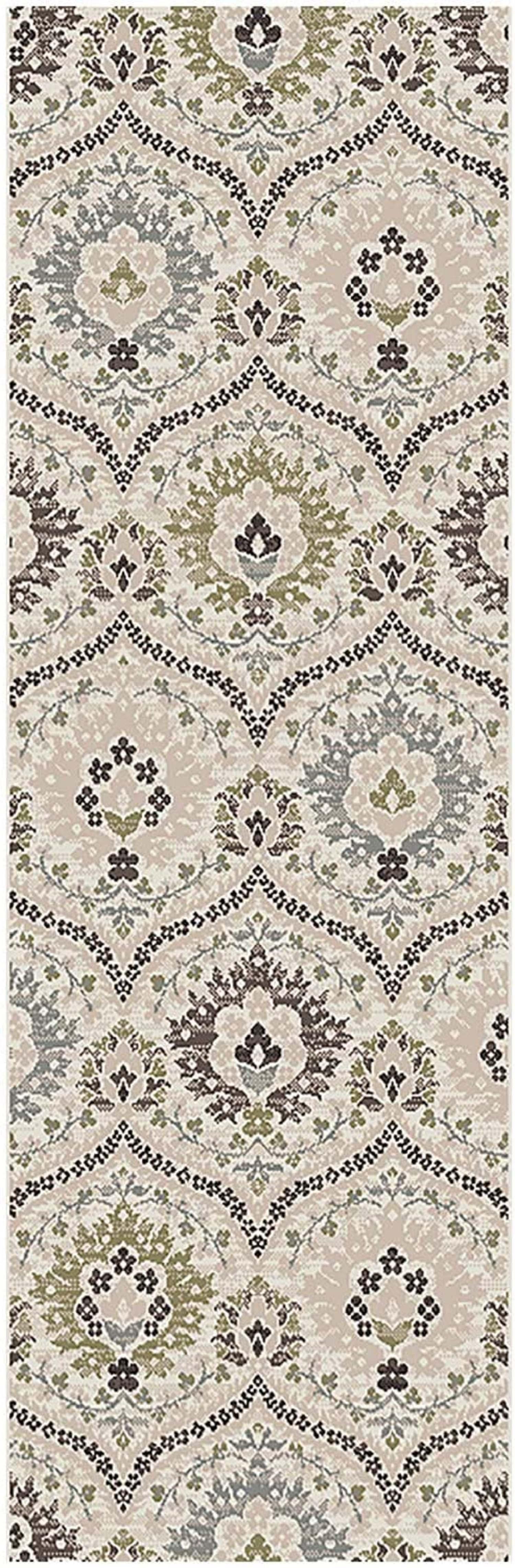 Augusta Vintage Floral Damask Indoor Area Rug or Runner - by Superior