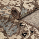 Augusta Vintage Floral Damask Indoor Area Rug or Runner - by Superior