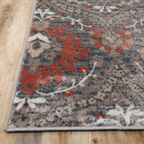 Augusta Vintage Floral Damask Indoor Area Rug or Runner - by Superior