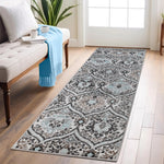 Augusta Vintage Floral Damask Indoor Area Rug or Runner - by Superior