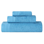 Honeycomb Textured Waffle Border Cotton 3 Piece Towel Set - Towel Set by Superior