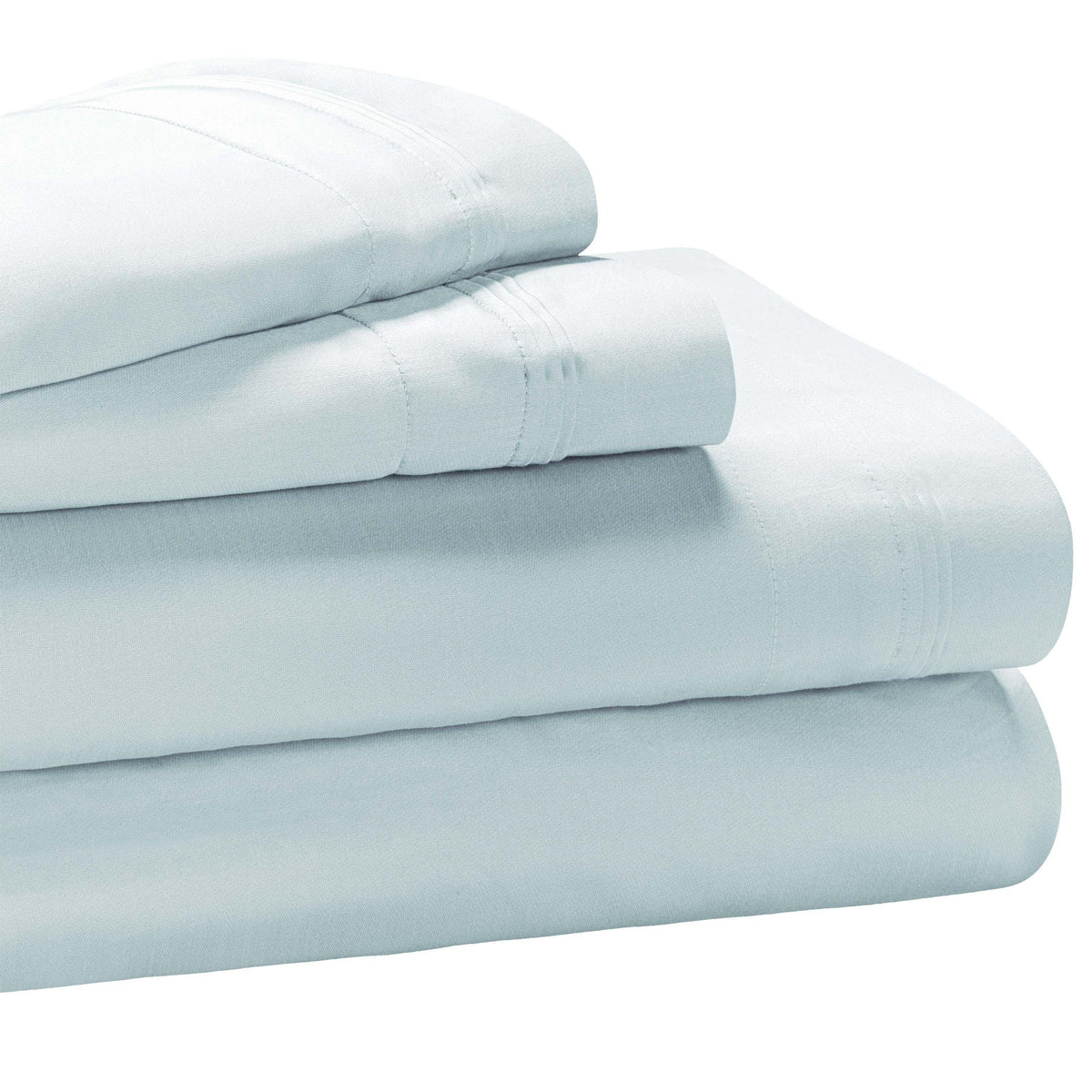 Egyptian Cotton 1000 Thread Count Solid Sheet Set Olympic Queen - Sheet Set by Superior - Superior 