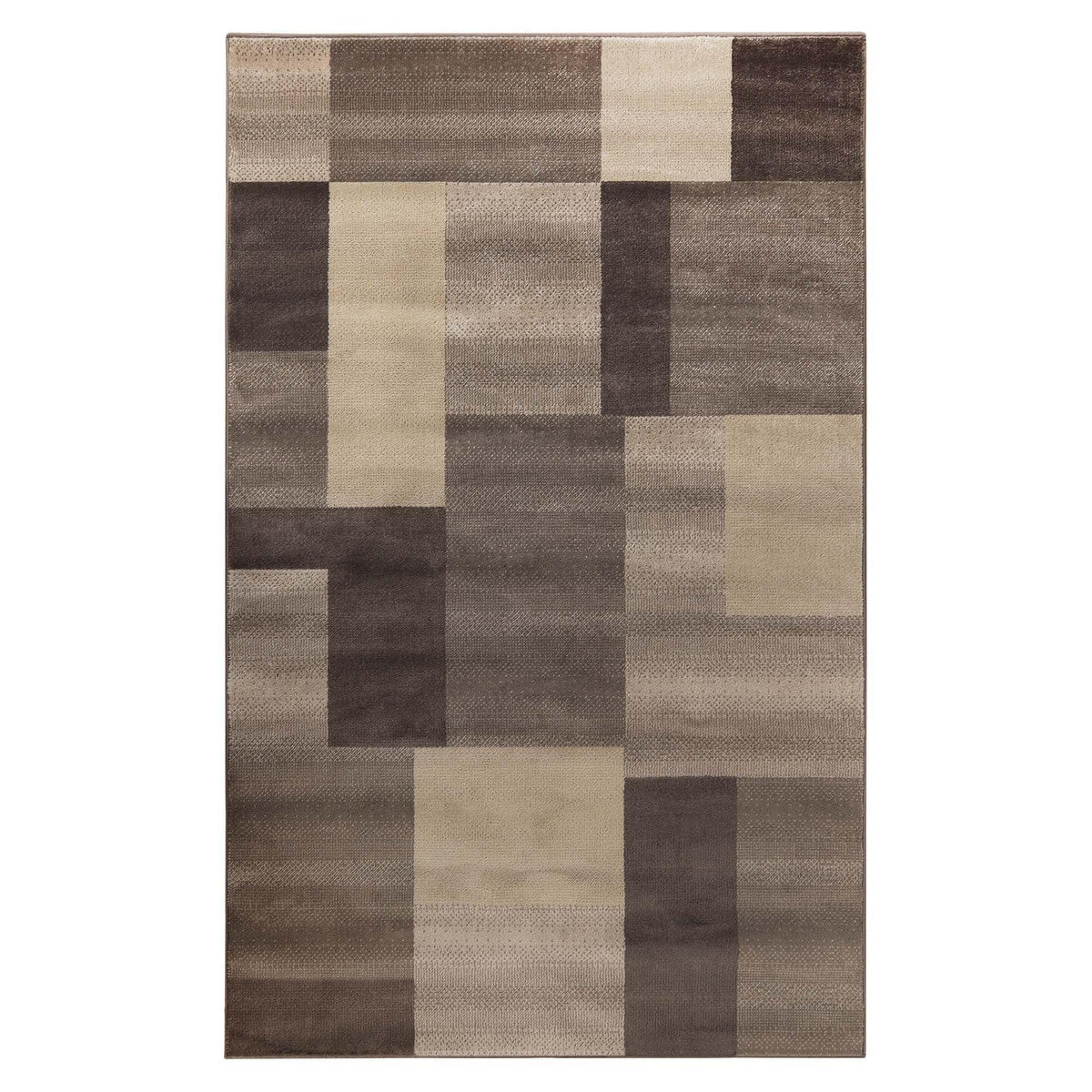 Clifton Geometric Color Block Plush Indoor Area Rug or Runner Rug - Rugs by Superior - Superior 