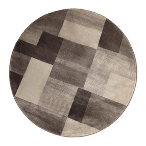 Clifton Geometric Color Block Plush Indoor Area Rug or Runner Rug - Beige