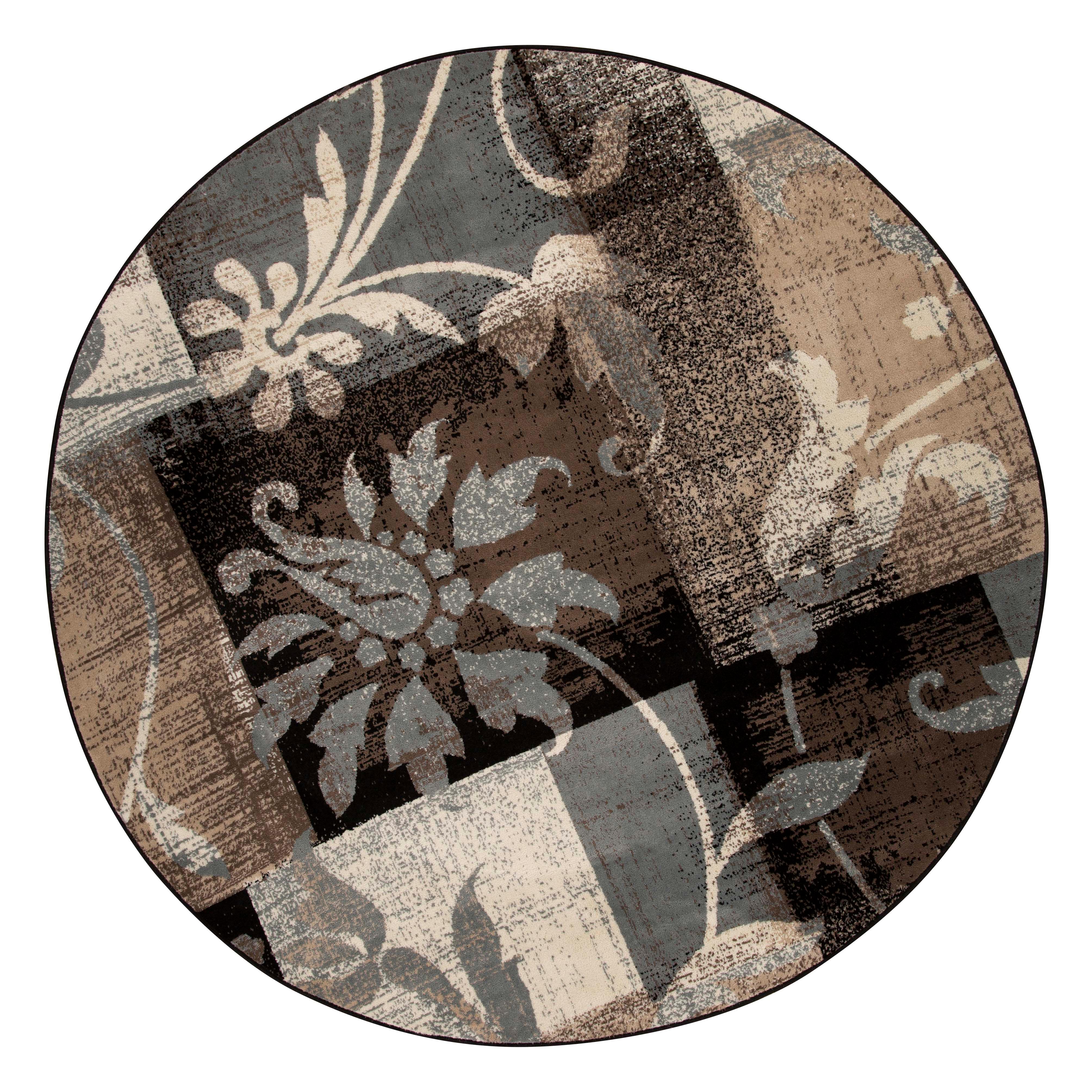 Pastiche Contemporary Floral Patchwork Indoor Area Rug or Runner - Rugs by Superior