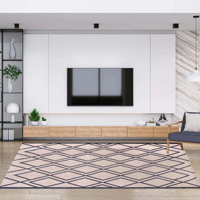 Modern Diamond Lattice Indoor/ Outdoor Area Rug - Rugs by Superior - Superior 