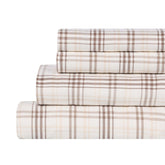 Plaid Flannel Cotton Classic Modern Farmhouse Deep Pocket Sheet Set