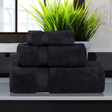 Zero-Twist Smart-Dry Combed Cotton 3 Piece Towel Set - Towel Set by Superior