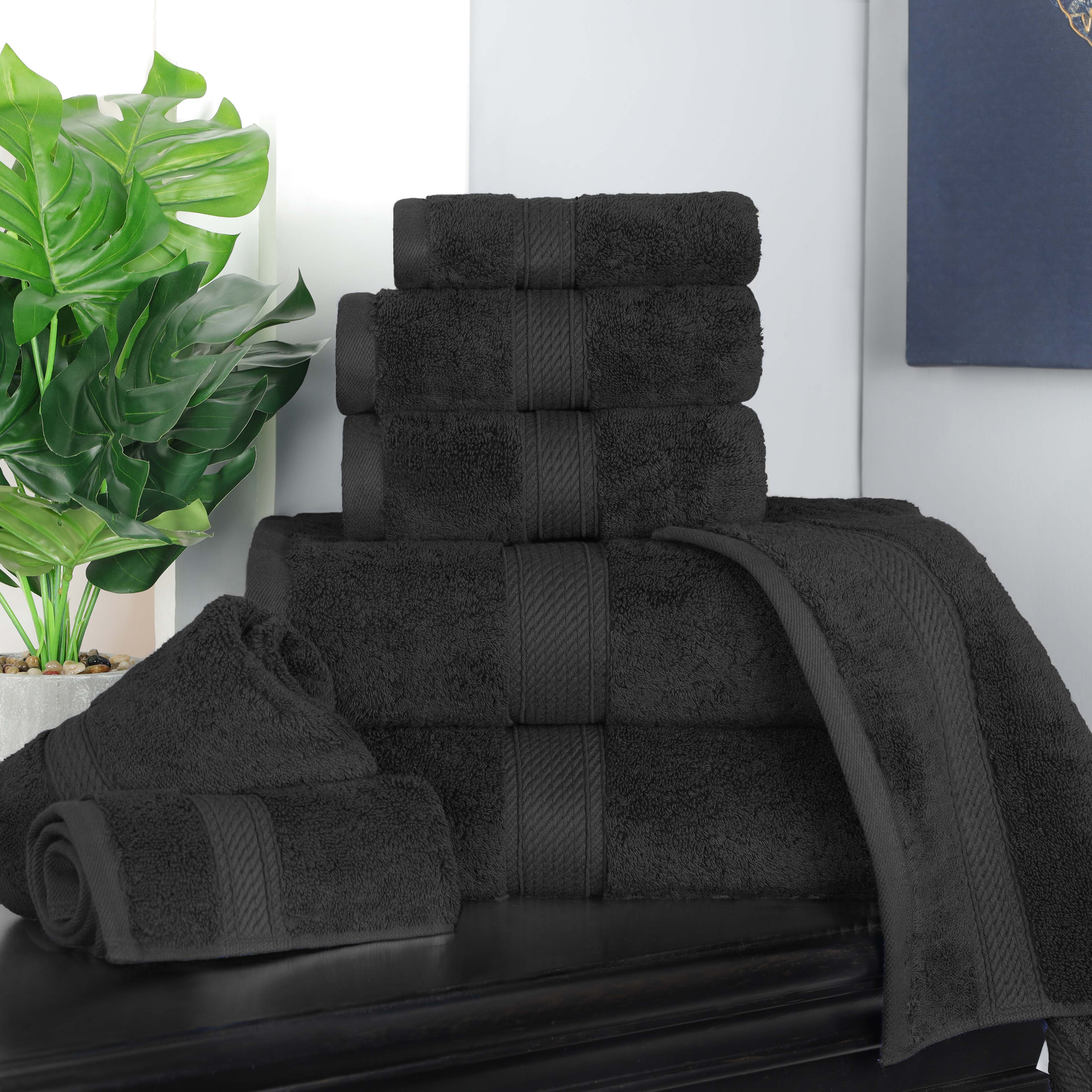 Madison Egyptian Cotton Pile Plush Heavyweight 8 Piece Towel Set - Towel Set by Superior