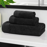 Basketweave Egyptian Cotton Solid 3 Piece Assorted Towel Set - Towel Set by Superior