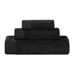 Basketweave Egyptian Cotton Solid 3 Piece Assorted Towel Set - Towel Set by Superior