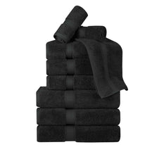 Madison Egyptian Cotton Pile Plush Heavyweight 9 Piece Towel Set