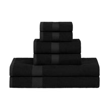 6 Piece Cotton Eco-Friendly Soft Absorbent Towel Set - Towel Set by Superior - Superior 