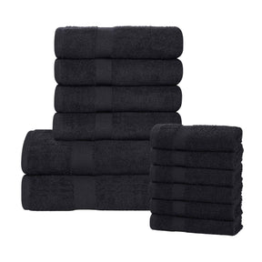 Eco-Friendly Cotton Absorbent Assorted 12 Piece Towel Set