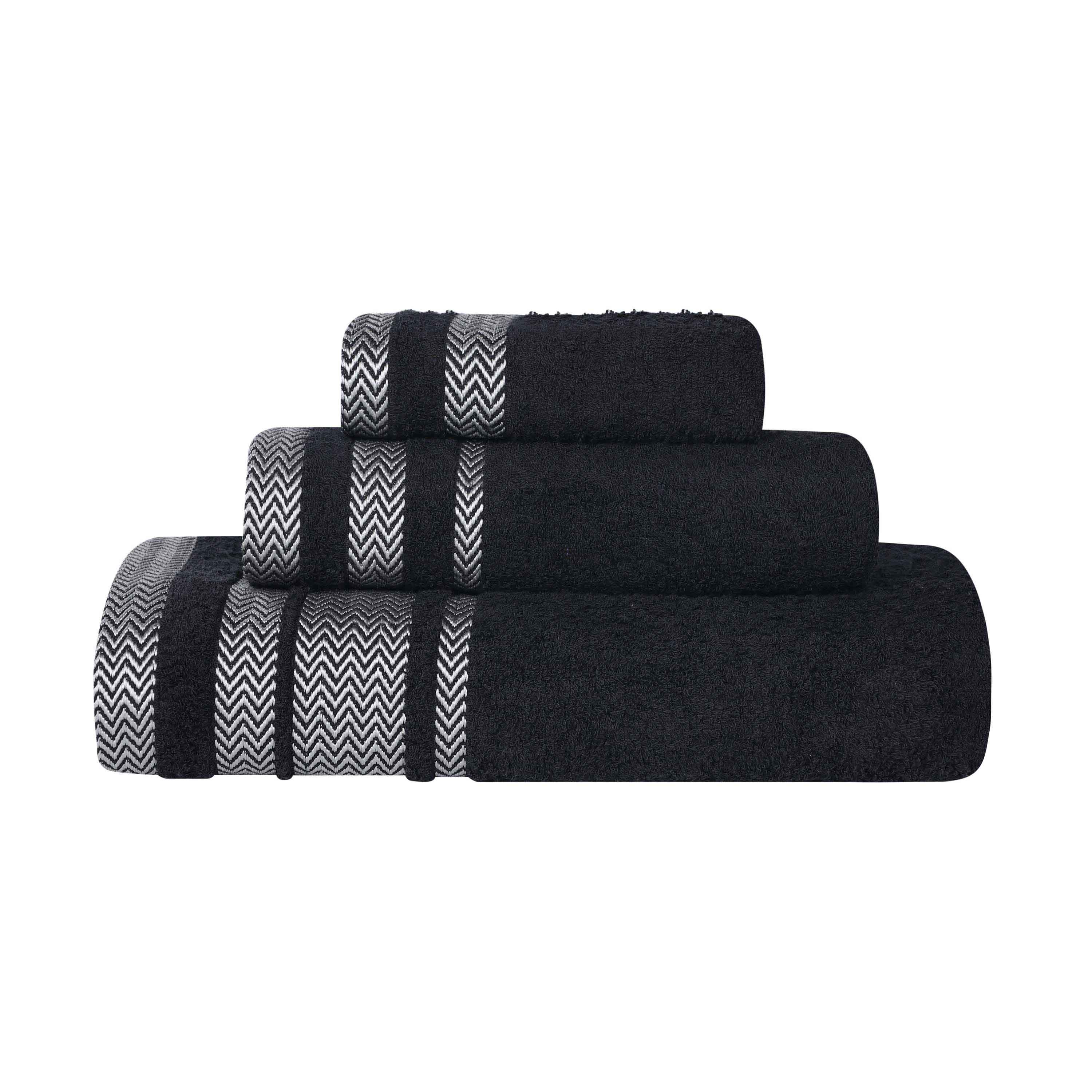 Hays Cotton Medium Weight 3 Piece Assorted Bathroom Towel Set - Towel Set by Superior