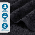 Chevron Zero Twist Solid Soft Absorbent Cotton 3 Piece Towel Set - Towel Set by Superior