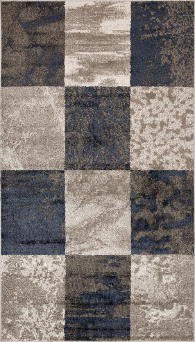 Modern Patchwork Design Indoor Area Rug or Runner Rug - Rugs by Superior - Superior 