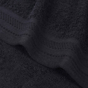 Honeycomb Textured Waffle Border Cotton 3 Piece Towel Set