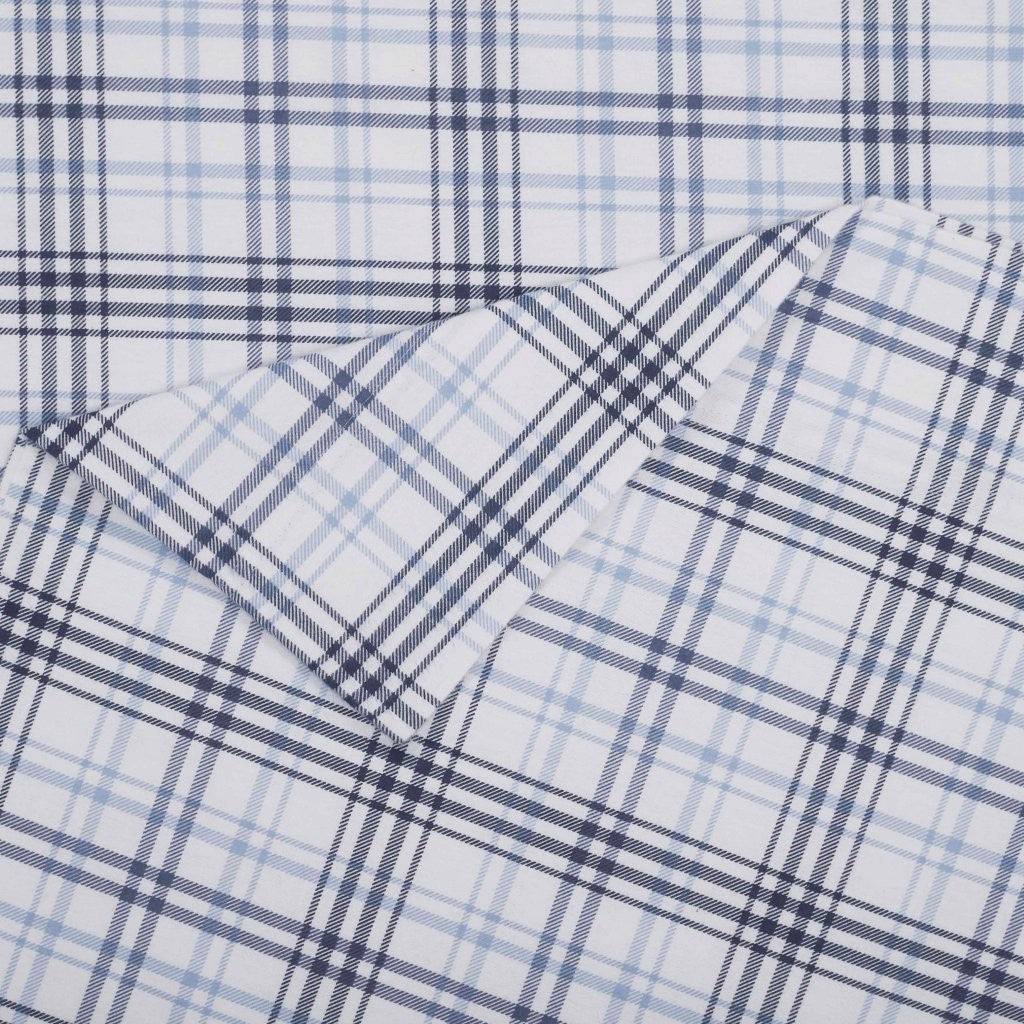 Plaid Flannel Cotton Classic Modern Farmhouse Deep Pocket Sheet Set