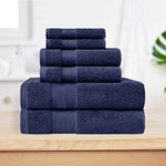 Turkish Cotton Highly Absorbent Solid 6 Piece Towel Set - Towel Set by Superior