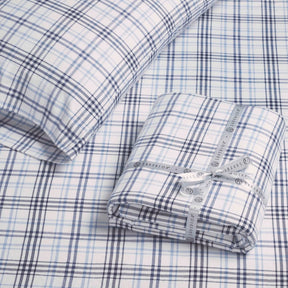 Plaid Flannel Cotton Classic Modern Farmhouse Deep Pocket Sheet Set