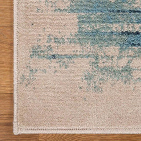 Culver Abstract Graphic Design Indoor Area Rugs or Runner Rug -  Blue