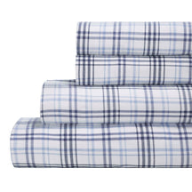 Plaid Flannel Cotton Classic Modern Farmhouse Deep Pocket Sheet Set