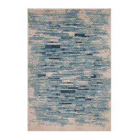 Culver Abstract Graphic Design Indoor Area Rugs or Runner Rug -  Blue