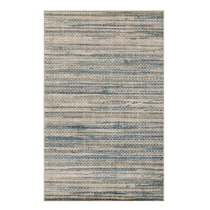 Montouk Pastel Striped Indoor Area Rugs or Runner Rug - Blue