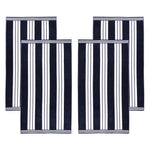 Striped Extra Large Oversized Absorbent Quick Dry Cotton Beach Towel - Beach Towel by Superior